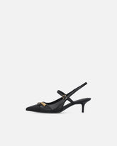 Slingbacks with straps and jewel details - | Pinko