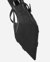 Slingbacki z paskami i biżuteryjnymi aplikacjami - | Pinko