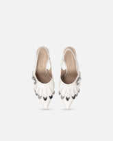Leather slingbacks with saddlery-inspired details - | Pinko