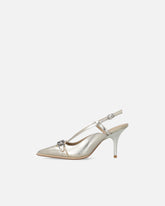 Slingback in nappa laminata - | Pinko