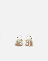 Sandali slingback alti con cinturini e borchie - | Pinko