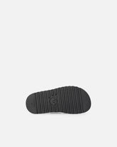 Leather sandals with chain - | Pinko