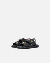 Sandales rembourrées en cuir nappa avec détails métalliques - | Pinko