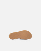 Perforated nappa leather slip-on sandals with Love Birds logo - | Pinko