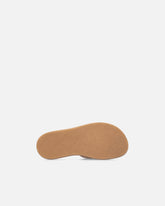 Perforated nappa leather slip-on sandals with Love Birds logo - | Pinko