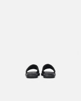 Ciabatte in nappa trapuntata con logo Love Birds - | Pinko