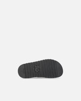 Woven nappa leather slip-on sandals with metallic rings - | Pinko