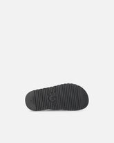 Sandali slide in nappa intrecciata con anelli metallici - | Pinko