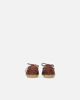 Suede moccasins with jewel details - | Pinko