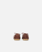 Suede moccasins with jewel details - | Pinko