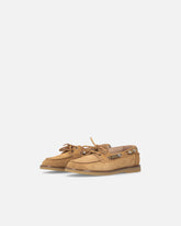 Suede moccasins with jewel details - | Pinko