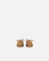 Suede moccasins with jewel details - | Pinko