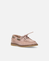 Mocassini in suede con applicazioni gioiello - | Pinko