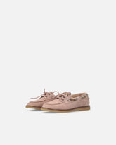 Mocassini in suede con applicazioni gioiello - | Pinko