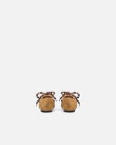 Suede moccasins with multicoloured laces - | Pinko