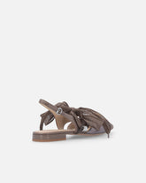 Ballerines slingbacks à lacets - Testa Di Moro Brown | Pinko