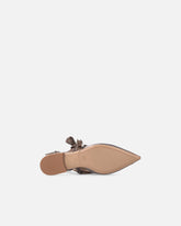 Ballerines slingbacks à lacets - Testa Di Moro Brown | Pinko