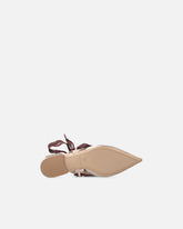 Baleriny typu slingback ze sznurowadłami - | Pinko