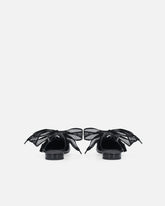 Slingback ballerinas with ties - Black | Pinko
