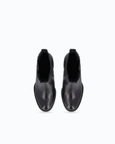 Leather ankle boots with heel - Black | Pinko