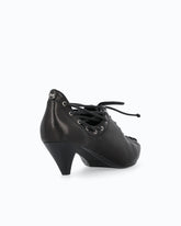 Nappa-Pumps mit Schnürung und Kegelabsatz - | Pinko
