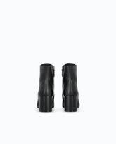 Bottines à lacets en cuir à talons - | Pinko