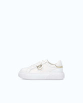 Flatform sneakers με ψηλή σόλα και μεταλλικό λογότυπο - | Pinko