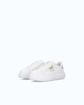 Flatform sneakers με ψηλή σόλα και μεταλλικό λογότυπο - | Pinko