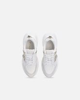 Ariel leather-effect sneakers with mirror detailing - | Pinko