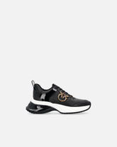 Sneakers Ariel effetto pelle con dettagli specchio - | Pinko