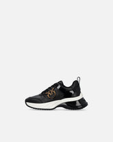 Zapatillas Ariel efecto piel con detalles espejo - | Pinko