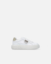 Sneakers aus Leder mit Logo Love Birds - | Pinko