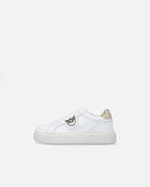 Sneakers aus Leder mit Logo Love Birds - | Pinko