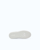 Leather sneakers with Love Birds logo - White | Pinko