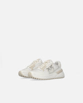 Scarpe da ginnastica chunky con satin e strass - | Pinko