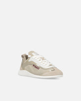 Sneakers basse in maglia con inserti specchiati - | Pinko