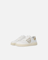 Scarpe da tennis in pelle con dettagli metallizzati - | Pinko
