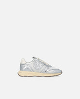 Sneakers logo con dettagli silver - | Pinko