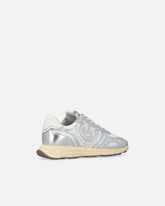 Sneakers logo con dettagli silver - | Pinko