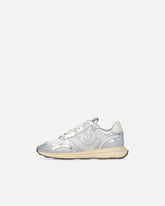 Sneakers logo con dettagli silver - | Pinko