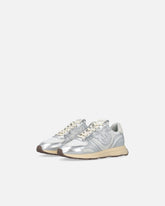 Sneakers logo con dettagli silver - | Pinko
