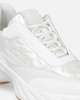 Zapatillas Ariel con logotipo Love Birds de piel y goma - | Pinko