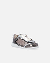 Sneakers mit Pailletten und Metallic-Einsätzen - | Pinko
