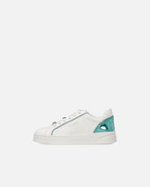 Sneakers aus Leder mit Logo - Mehrfarbig Grün-Weiß | Pinko