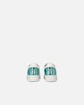 Sneakers aus Leder mit Logo - Mehrfarbig Grün-Weiß | Pinko