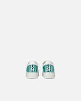 Sneakers en cuir à logo - Multicolore Vert-Blanc | Pinko