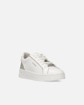 Sneakers in pelle con logo - Bianco | Pinko