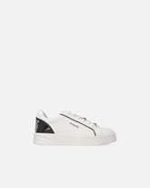 Leather sneakers with logo - White | Pinko