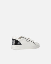Leather sneakers with logo - | Pinko