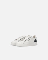 Leather sneakers with logo - | Pinko